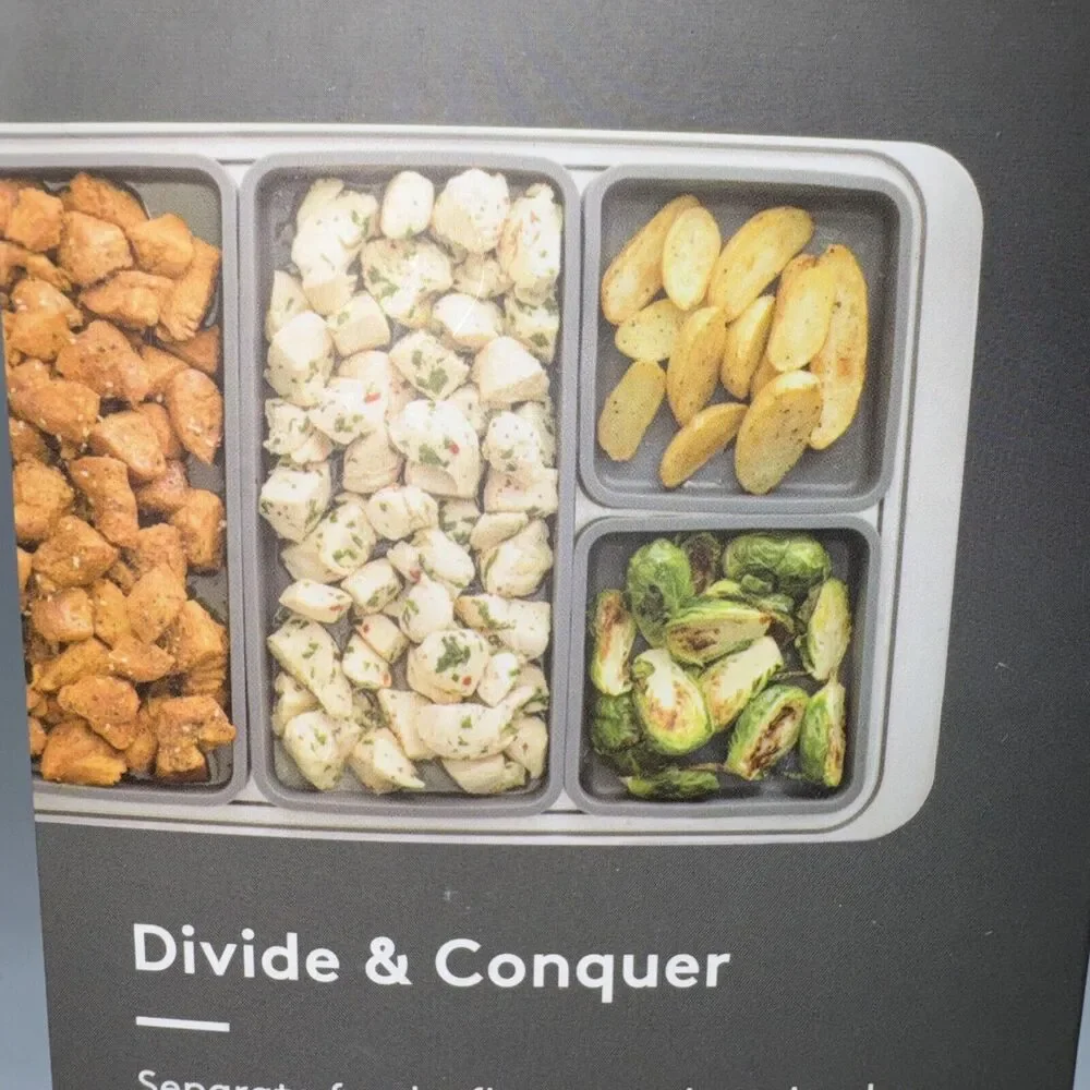 Prep'd Cheat Sheets - Original Sheet Pan Dividers &‎ Pan (4 Dividers)